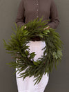Real Touch Cypress Wreath
