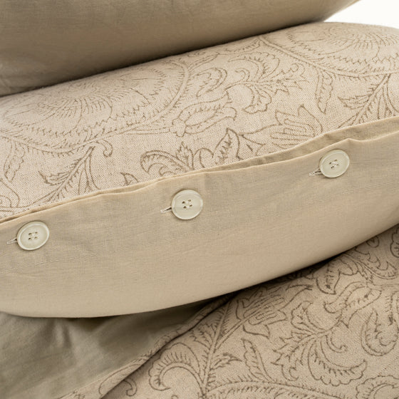 Botanique Natural Duvet Set - Queen