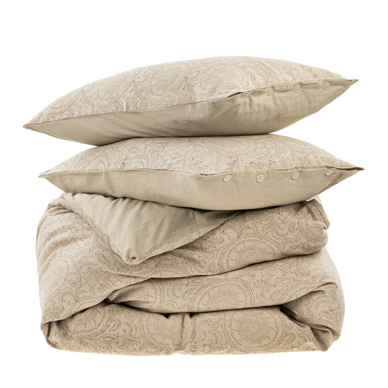 Botanique Natural Duvet Set - Queen