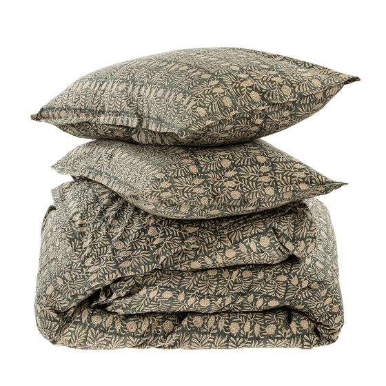 Tulsi Block Print Duvet Set - King