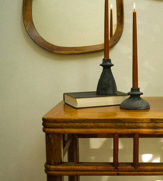 Arta Terracotta Candle Holders