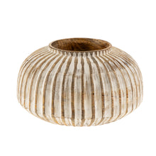  Esme Carved Wooden Vase
