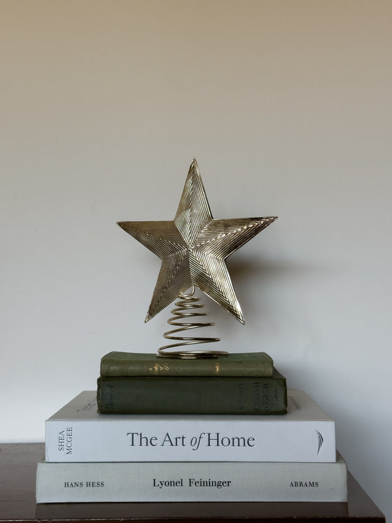 Champagne Star Tree Topper