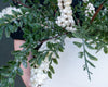White & Green Berry Branch