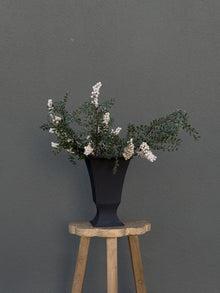  32" White & Green Berry Branch