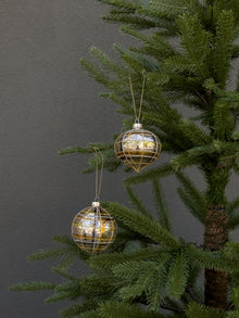  Check Glass Ornament - Onion