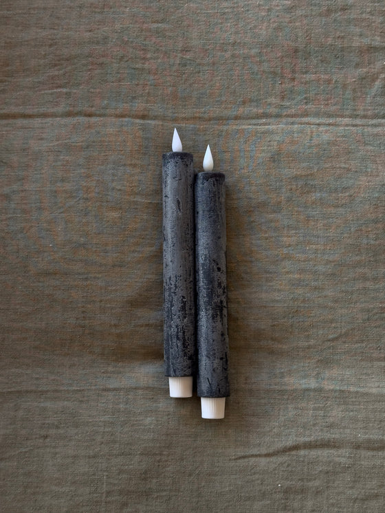 10" Black LED Tapers S/2