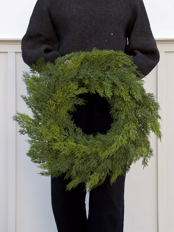 24" Cedar Wreath