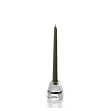  S/2 10" Tapered Candle - Olive