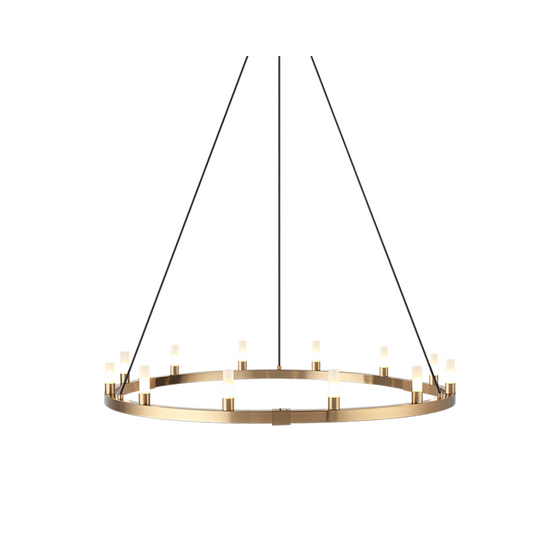 Cascadian Large Round Chandelier