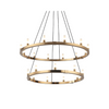 Cascadian 2-Tier Round Chandelier