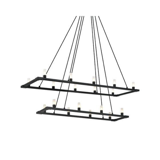 Cascadian 2-Tier Linear Chandelier