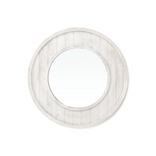  White Slat Mirror