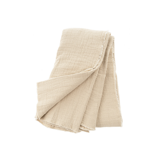 Malabar Bed Blanket - Natural