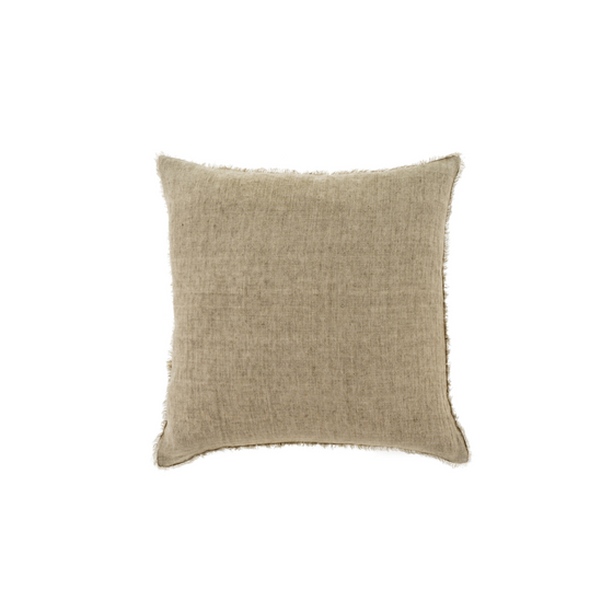 Lina Linen Pillow - Almond