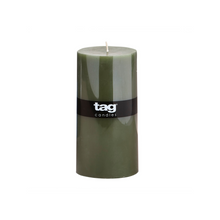  Pillar Candle - Olive