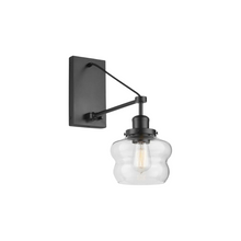 1 Light Wall Sconce in Black