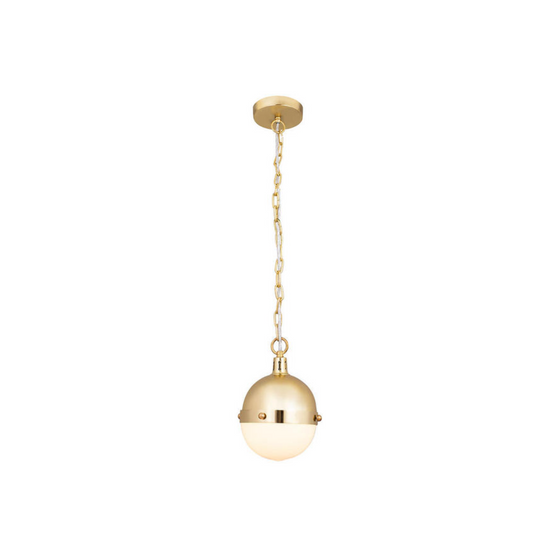 Harmelin Mini Pendant - Satin Brass