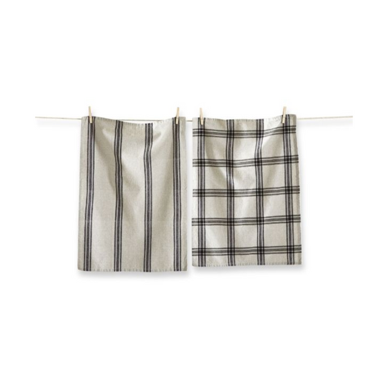 Black Stone Dishtowel Set