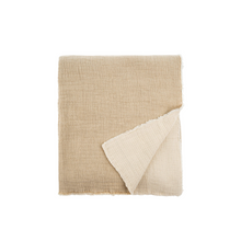  Madeira Double Sided Bed Blanket - Beige/Natural