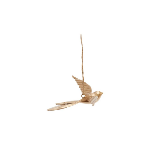 Gold Bird Ornament