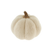 Felt Pumpkin - White