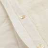 Lina Linen Queen Duvet Cover Set - Ivory