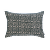 Tulsi Block Print Pillow - Deep Sea