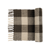 Gingham Table Runner - Charcoal
