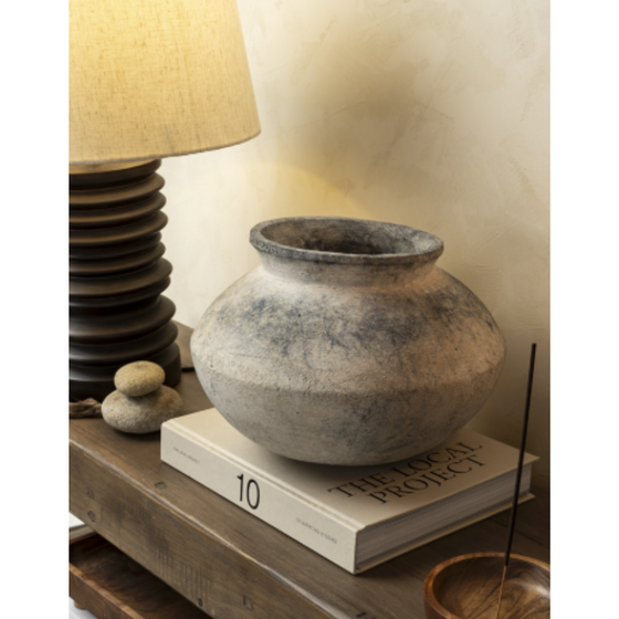 Pierrot Terracotta Vase