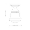 Vaughn Small Flushmount
