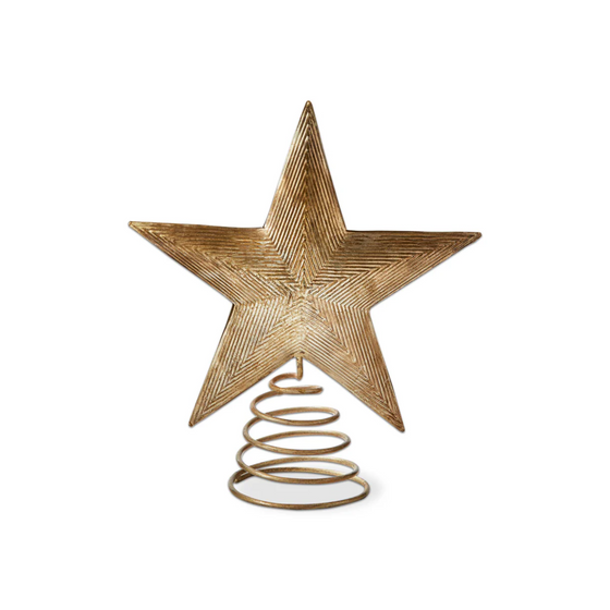 Champagne Star Tree Topper