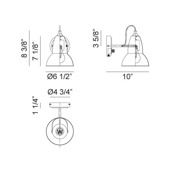 Buzz Single Arm Sconce