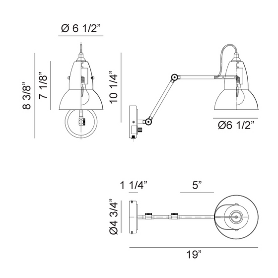 Buzz Double Arm Sconce