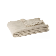  Cotton Muslin Throw - Cream