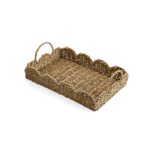  Seagrass Scalloped Tray
