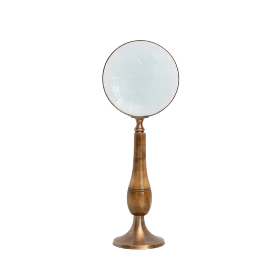 Brass & Horn Magnifying Glass