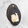 Oval Mango Wood Cutting Board