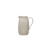 White Stoneware Pitcher