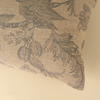 Meadowlark Pillow Grey/Blue - 15" x 42"