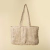 Crocheted Jute Market Bag - Bleached