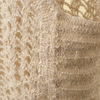 Crocheted Jute Market Bag - Bleached
