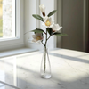 26" White Magnolia Spray