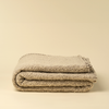 Blanket Stitch Boucle Throw - Natural