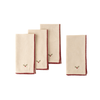 Holly Embroidered Napkins