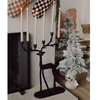 Nordic Stag Candle Holder - Black