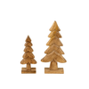 Winter Wooden Carved Tree - 2 Sizes