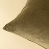 Vera Velvet Pillow - Olive 20"