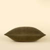 Vera Velvet Pillow - Olive 20"