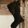 Vera Velvet Stocking - Midnight Green